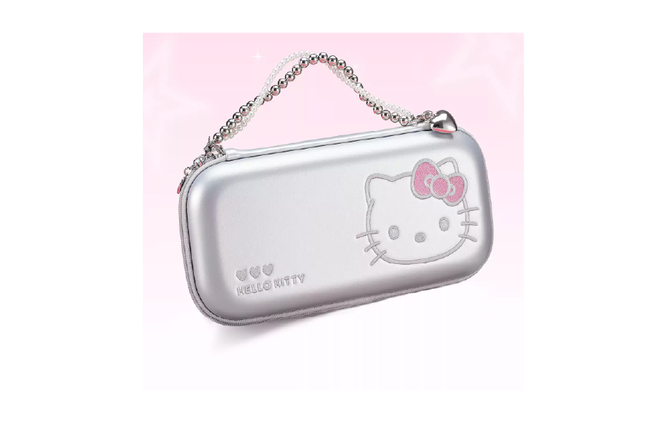 GeekShare NS2 Hello Kitty Shrinking Silver Heart Storage Bag